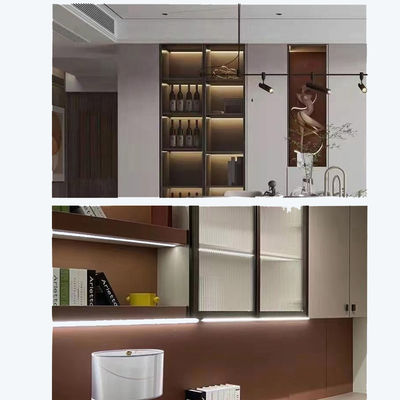 زیر کابینت چراغ نوار مدرن آلومینیوم ایست LED نور برای نمایشگاه نمایشگاه