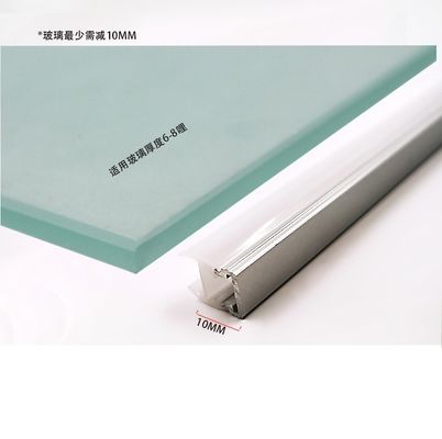 چراغ صفحه نمایش ال ای دی شیشه ای با کمر سفید گرم و دمای رنگ 3500K