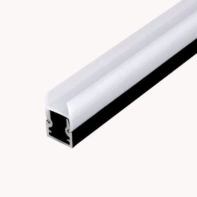 LED مدرن آلومینیوم واحد شیشه ای روشنایی قفسه با نور طبیعی سفید گرم