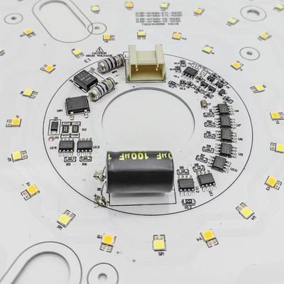 8.66" 220mm dimmable دور LED چراغ سقف تعویض 120v آلومینیوم با FCC,ETL,CB,CE,LVD,EMC گواهی