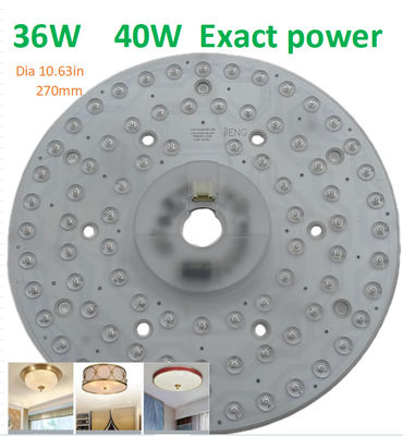 270 میلی متر روشنایی دایره ای LED تعویض 120v آلومینیوم با گواهینامه FCC,ETL,CB,CE,LVD,EMC