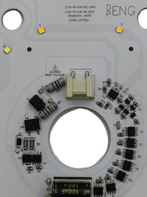 270 میلی متر روشنایی دایره ای LED تعویض 120v آلومینیوم با گواهینامه FCC,ETL,CB,CE,LVD,EMC