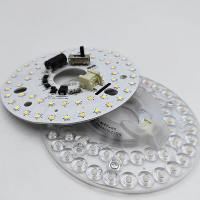 Dia125mm 4.9inch 24W چراغ فن سقف LED Kit Retrofit Kit کیت تعویض چراغ سقف 5CCT 3000K 3500K 4000K 5000K 6000K تنظیم پذیر 12W 18W 24W سوئیچ ، 2800LM 120V ETL 2 4 وات
