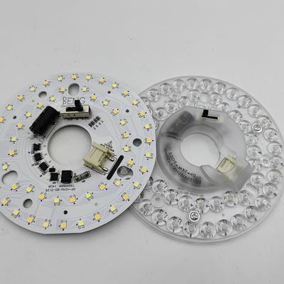 Dia125mm 4.9inch 24W چراغ فن سقف LED Kit Retrofit Kit کیت تعویض چراغ سقف 5CCT 3000K 3500K 4000K 5000K 6000K تنظیم پذیر 12W 18W 24W سوئیچ ، 2800LM 120V ETL 2 4 وات