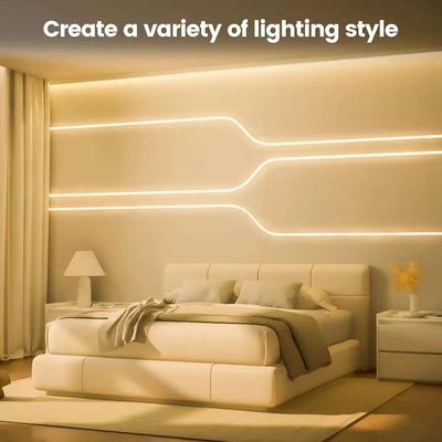 DIY تزئینات لوله های نون نوار RGB نور سفارشی 12v 24v SFنور نوار انعطاف پذیر برای تزئینات تعطیلات سیلیکون IP67 ضد آب در فضای باز نور نئون