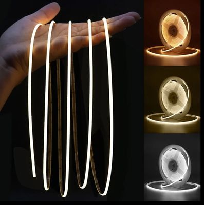 COB Strip Light 320leds 512leds 384leds 480leds Rgb Light Bar 12V 24V ضد آب نوار نور انعطاف پذیر