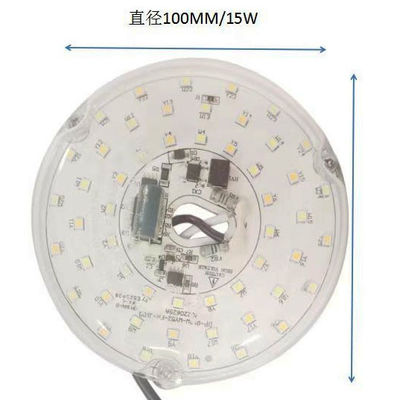 Dia100mm Round Pcb Board 12w 15w AC 110V 120V 230V 3.93' Retrofit Light Kit For Ceiling Flush Light Fan Ceiling Light Panel Replacement PCB 15W 90 Dimmable