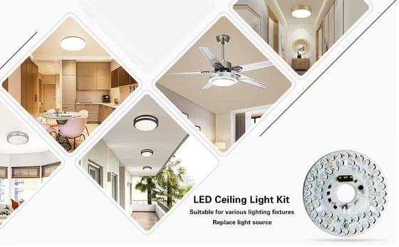 5CCT 18W / 24W DIP Switch لامپ سقف با قدرت جادوگر جایگزین ماژول LED 120V پانل لامپ سقف با ماژول های DOB