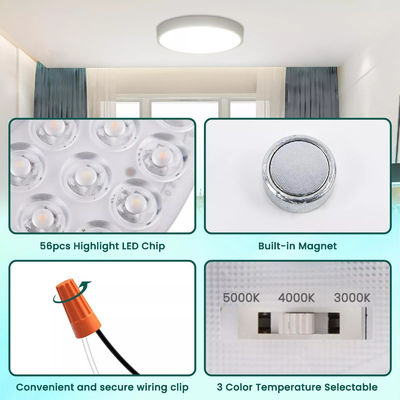 5CCT 18W / 24W DIP Switch لامپ سقف با قدرت جادوگر جایگزین ماژول LED 120V پانل لامپ سقف با ماژول های DOB