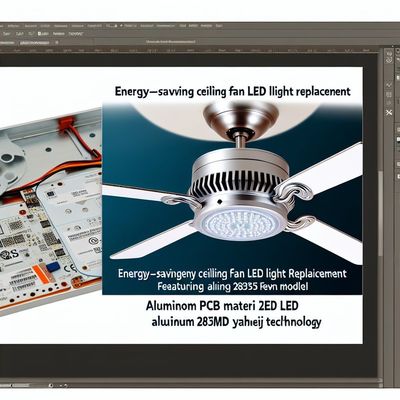 جایگزینی لامپ LED پنکه سقفی - PCB آلومینیومی، LED 2835SMD، 3000K