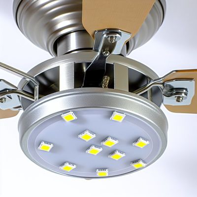 جایگزینی چراغ پنکه سقفی LED 2835SMD - برد مدار چاپی آلومینیومی، 3000K سفید گرم