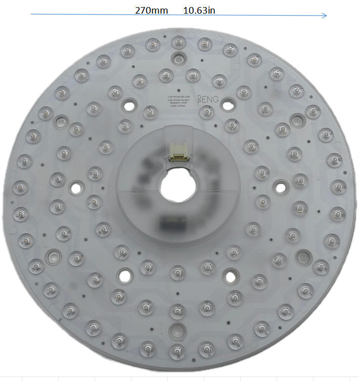 10.63" 270mm LED دایره ای چراغ سقف تعویض 120v لامپ های فن سقف FCC ETL CB CE LVD EMC گواهینامه