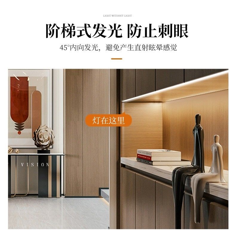 زیر کابینت چراغ نوار مدرن آلومینیوم ایست LED نور برای نمایشگاه نمایشگاه