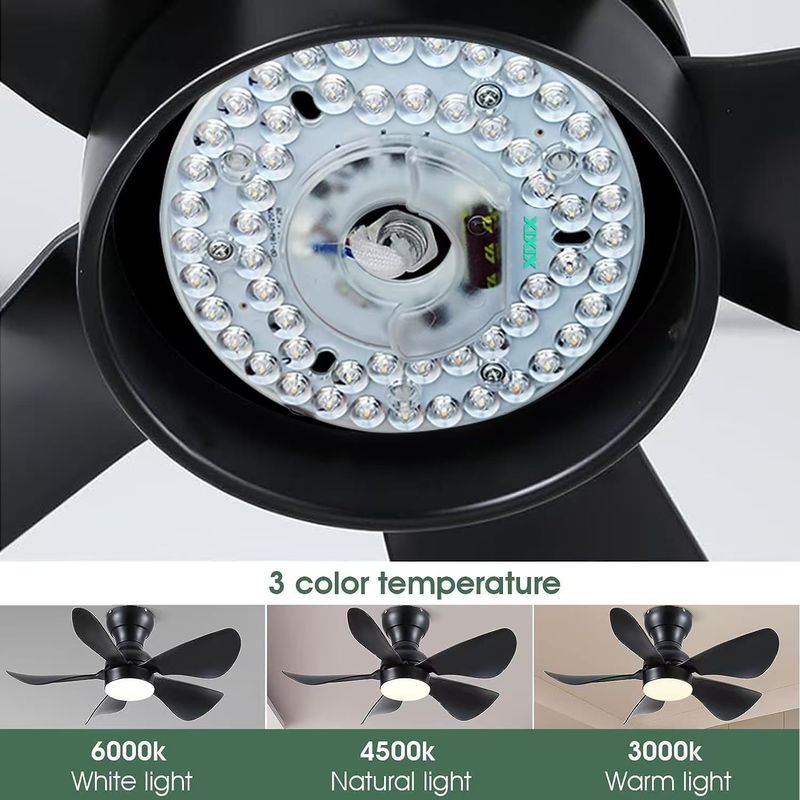 Dia125mm Round Pcb Board 4.9'' LED Retrofit Light Kit 22W رنگ 3000K/4500K/6000K CRI90 برای پنل تعویض لامپ فن سقف PCB،کیت تعویض لامپ سقف LED،120V 2200LM،