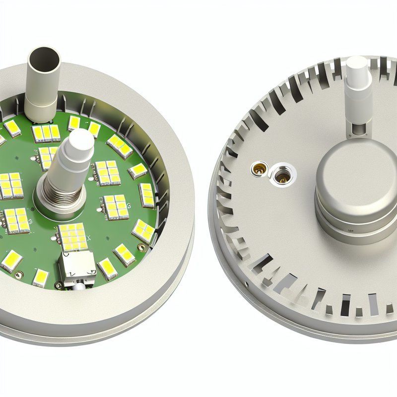جایگزینی لامپ LED آلومینیومی PCB 3000K برای پنکه سقفی با قطر 135 میلیمتر