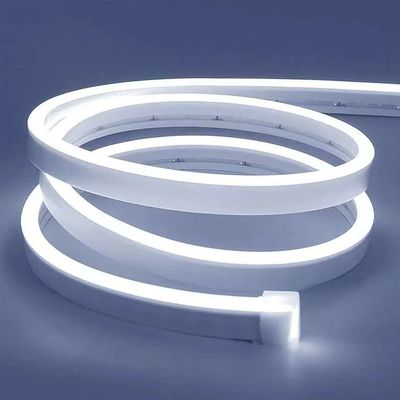 چراغ های نوار LED سفید نوار نور نئون 16 فیت 5 متری نوار نور 12 ولت انعطاف پذیر ضد آب نوار نئون ال ای دی نوار سیلیکون ال ای دی نون چراغ طناب برای آشپزخانه اتاق خواب تزئینات داخلی و خارجی آداپتور برق شامل نیست