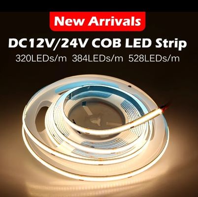 COB استریپ لایت خودرو LED استریپ لایت 320led 384led 480led 528led 768leds RGB COB LED استریپ لایت برای پروفایل آلومینیوم