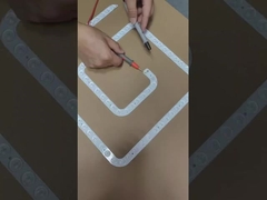 نور ساز SMD LED PCB ماژول 230v تعویض مربع لنز LED نور ماژول برای سقف پان